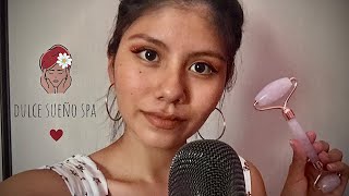 ASMR SPA - Spa facial Roleplay/Personal attention/aplicando cremas en la cámara [+50min]