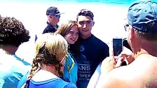 + Griffin Colapinto (2nd place 2018) & Adriano de Souza MENS ROUND 5, HEAT 2 8/4/18 US OPEN SURF