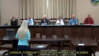 Vernon Township Council Meeting 8 5 19