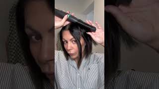 Short hair tutorial using new #ghdmini to style "it-girl" textured waves 🥰 #youtubeshorts #ghdanz