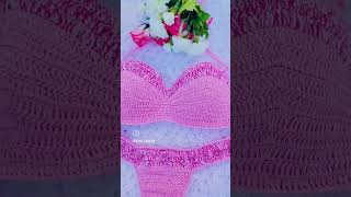 Passo a passo liberado aqui no canal #shortvideo #tutorial #biquíni #crochê #modapraia #artesanato