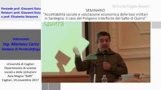 PISQ: SEMINARIO UNIVERSITA' CAGLIARI, SINDACO PERDASDEFOGU