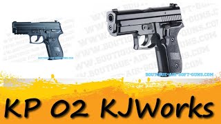 Présentation du KP02 de KJW, disponible sur BASG.