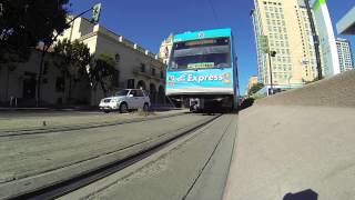 Light Rail Train Almost Takes Out GoPro