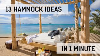 SWING BED - 13 hammock ideas in 1 minute - HAMMOCK