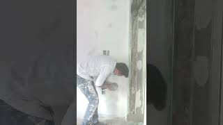 TOMADAS IMPECÁVEIS: Lixamento de Massa #shorts #short #viral #trending #drywall #obra #diy #lifehack