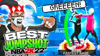 THIS JUMPSHOT BASE HAS THE HIGHEST GREEN WINDOW ON NBA 2K22! BEST JUMPSHOT on NBA 2K22! NEVER MISS!!