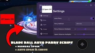 Blade Ball Auto Parry Script - FFJHUB|OP SPAM + AUTO CURVE| VISUALISE ( Mobile & PC)