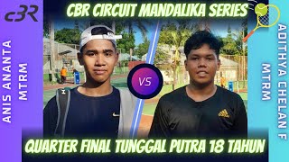 QF Putra 18 Adithya Celan Firmansyah (MTRM) vs Anis Ananta (MTRM)🎾TDP CbR Mandalika Series 2023