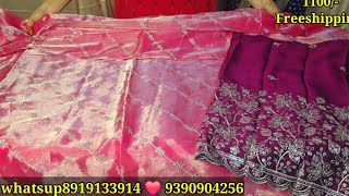 Branded Georgette Sarees💕#onlineshopping #fancysarees #branded #georgette #partywear #newstock ##