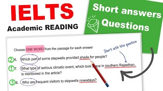 Best IELTS Reading Strategy to Answer Short Answer Questions