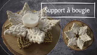 Tutoriel Macramé — Support bougie — Intermédiaire