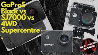 GoPro Hero 5 Black vs SJ7000 vs 4wd Supacentre Kings Action camera