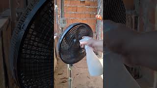 Com a receita da NET, limpei meu ventilador?  #diy #technology #tech