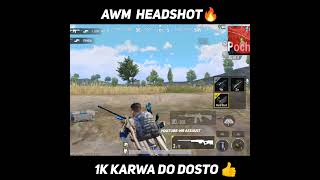 AWM Short🥶#shorts #short #bgmi #pubgmobile