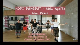 KOPI DANGDUT - Mala Agatha | Line Dance for Beginner