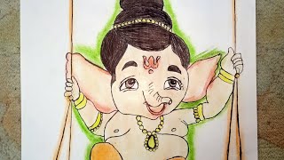 cute Ganesh ji drawing/#viral/#shorts/#trending