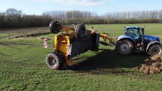 MECBIO-MENART SP-50  Transportable Tractor Driven Windrow Turner for Organic Composting