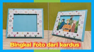 Cara membuat bingkai foto dari kardus