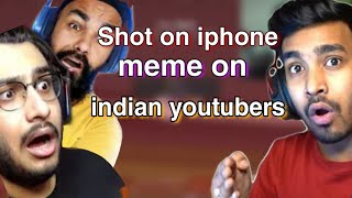 Shot on Iphone meme on @TechnoGamerzOfficial and @TheRawKneeGames