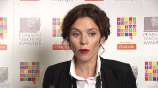 Anna Friel thanks a teacher