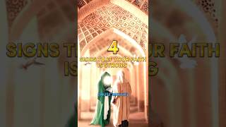 4 Signs That Your Faith Is Strong 🕋 #Allah #success #viral #islam #youtubeshorts #foryou #2023