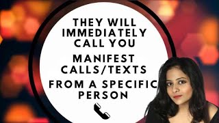 CALL ME NOW/UNBLOCK ME SPELL! MANIFEST CALL FROM A SPECIFIC PERSON