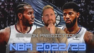 My 2022/23 NBA season predictions! [EAST&WEST standings, NBA awards]