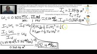 Conservation of Angular Momentum Physics Problem