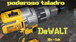 Poderoso taladro "super" prueba empirica - Dewalt DCD996P2-QW 18v