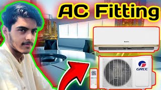 Expert AC Fitting in Office Spaces! || AC Fitting in Office  || JS Prince Motor And Vlogs #ACfitting