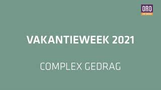 Vakantieweek 2021