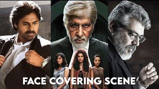 Pink vs Nerkonda paarvai vs Vakeel saab | Face covering scene | Power star attitude | kuthha ramoju🔥