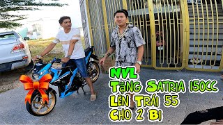 NVL Tặng Chiếc Xe Satria 150 Tâm Huyết Cho Anh Bi