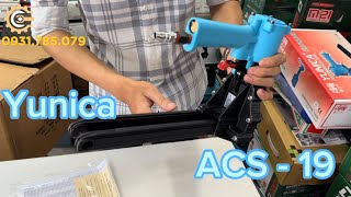 Máy Bắn Đinh Ghim Thùng Carton Yunica ACS-19| 3518|Pneumatic Carton Stapler| Taiwan| Công Cụ Máy Móc