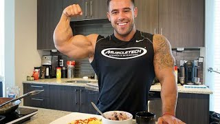 🥑🍱Full day of eating on prep (miami edition) santi aragon 3631 calories 🍪