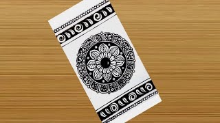 How to make a bookmark | bookmark making at home | Mandala art |