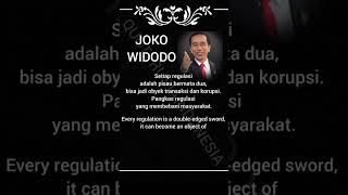 Jokowi #31 | Wise words | Indonesian-Russian-English #quoterusiaindonesia #quotes #wisdom