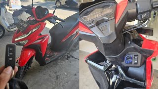 motor vario modif kunci biasa jadi keyless, kontak pakai pcx modul remot pakai scoopy