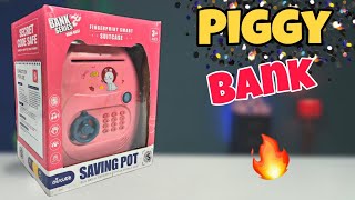 Saving Pot Piggy Bank - Unboxing and Review Peephole View Toys