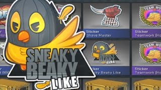 CSGO STICKER OPENING - SNEAKY BEAKY LIKE