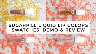 ALL shades Sugarpill Liquid Lip - Trinket, Kim Chi, Pumpkin Spice, Strange Love - Swatches & Review