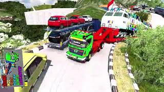 Truck Lokomotif Bawa Kereta Api GamePlay #1