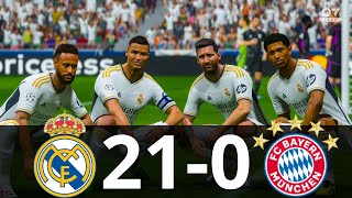 MESSI, RONALDO, MBAPPE, NEYMAR, ALL STARS | REAL MADRID 21-0 BAYERN