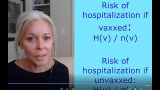 How to calculate the risks (what if more of the covid patients are actually vaccinated??)