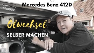 Hymer S700 auf MB Sprinter 412D | Ölwechsel | #selbermachen #lebenimwohnmobil #vanlife