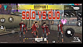 Main santuy SOLO VS DUO dikalahari ||GARENA FREE FIRE