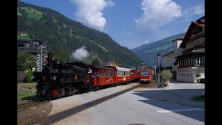 [4K] TRENO A VAPORE DELLA ZILLERTALBAHN IN 4K! #zillertalbahn #trenostorico #dampflok #dampfzug