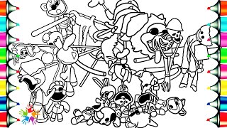 Poppy Playtime 3 New Coloring Pages / Secret Terrifying Catnap Scene / NCS Music