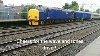 Tractors unit drag at Levenshulme.